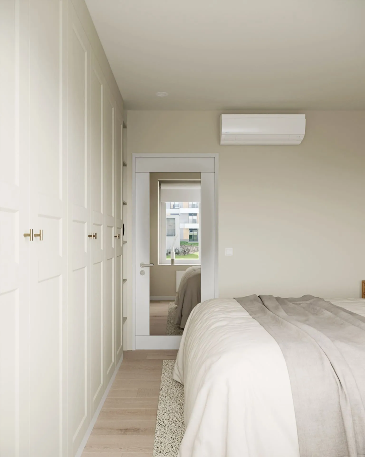  Дизайн інтер’єру спальні в світлих відтінках